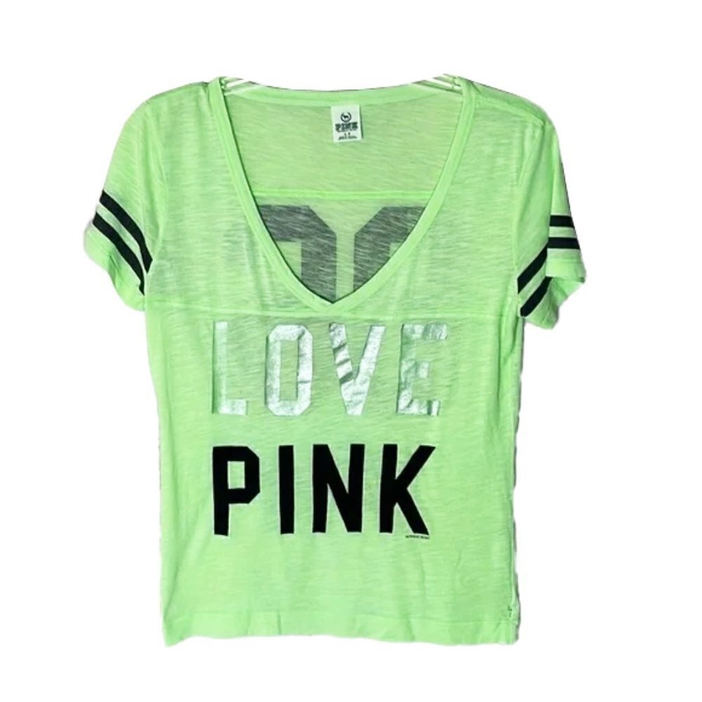 ❤️ LOVE PINK V-Neck Tshirt Size SP